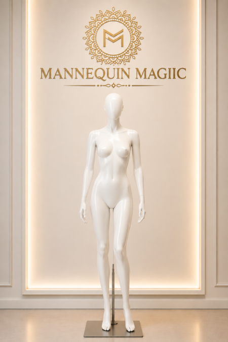 Female White Glossy Mannequin